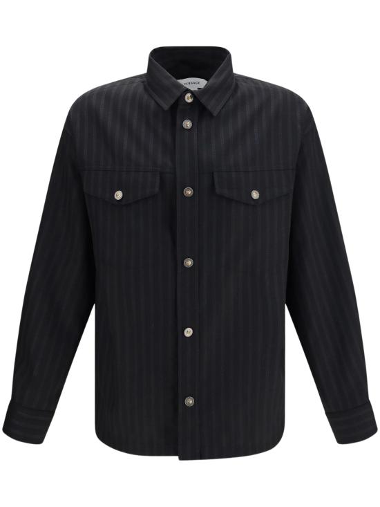 26FW 베르사체 셔츠 1026833 1A192071B000 BLACK