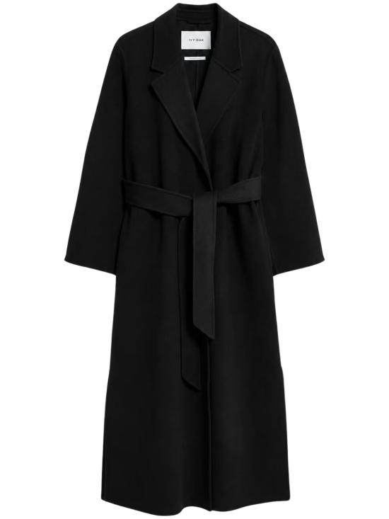 26FW 아이비앤오크 코트 30600090 BK999 BLACK