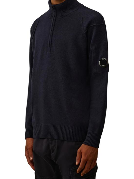 26FW 씨피 컴퍼니 스웨터 RFCMKN709A 110149A888 NAVY - C.P. COMPANY