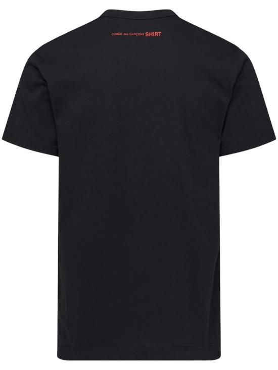 26FW 꼼데가르송 반팔 티셔츠 FRT007051 BLACK - COMME DES GARCONS
