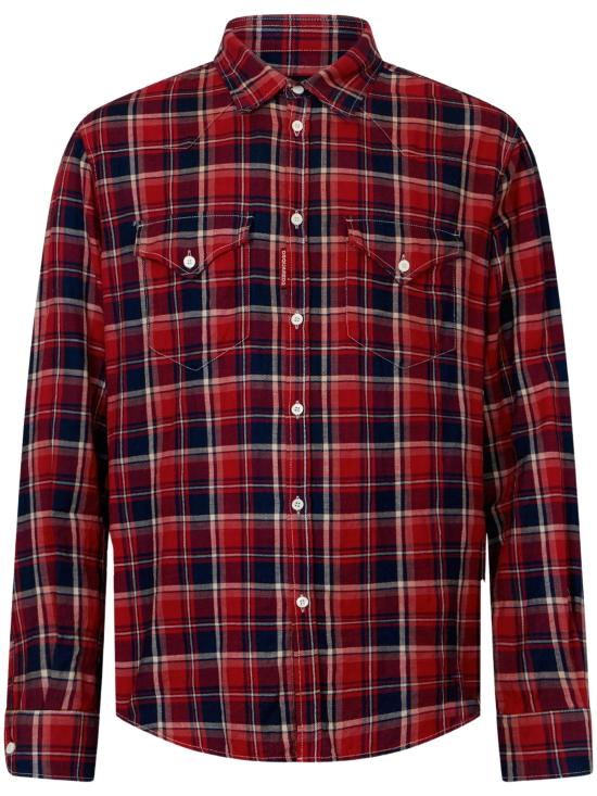 26FW 디스퀘어드2 셔츠 S74DM1061 D35516001F NAVY
