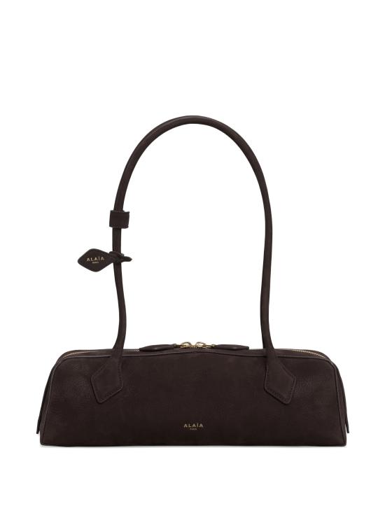 26FW 알라이아 르 테켈 미디움 레더 숄더백 AA1S06033CA214 741 BRUN OR