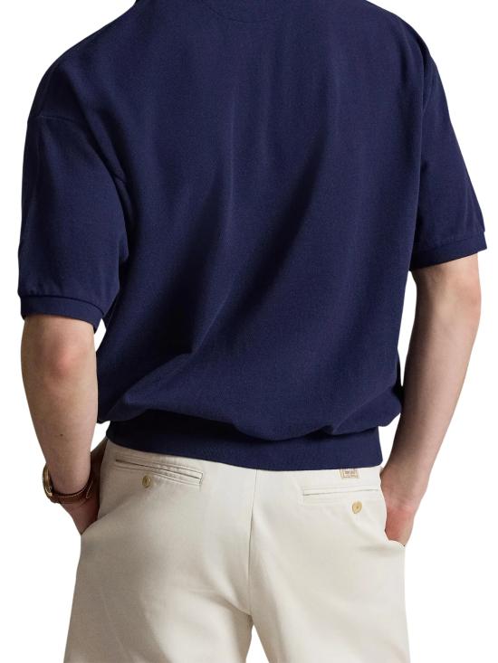 26FW 랄프 로렌 폴로 티셔츠 710B18907 004 NAVY - RALPH LAUREN