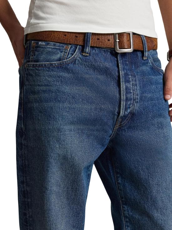 26FW 랄프 로렌 스트레이트 팬츠 710B19633 001 DENIM BLUE - RALPH LAUREN