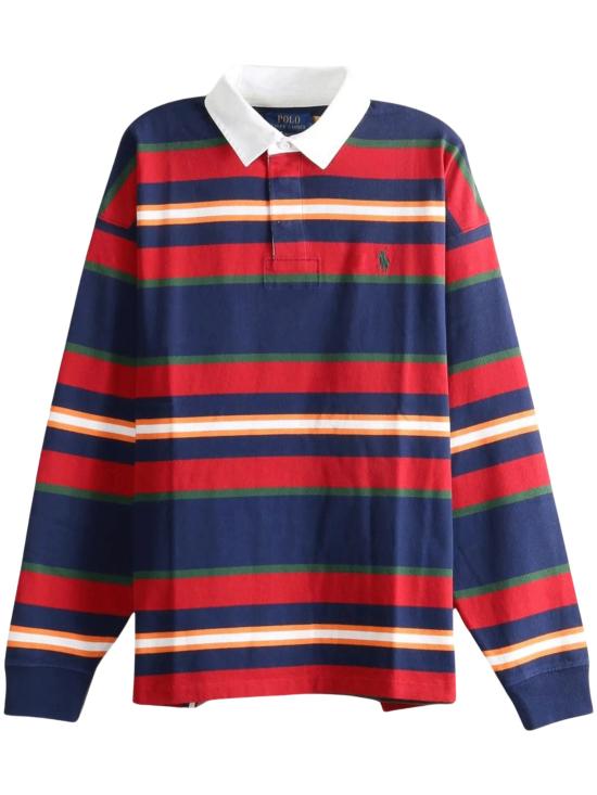 26FW 랄프 로렌 긴팔 티셔츠 710B26315 001 MULTICOLOR