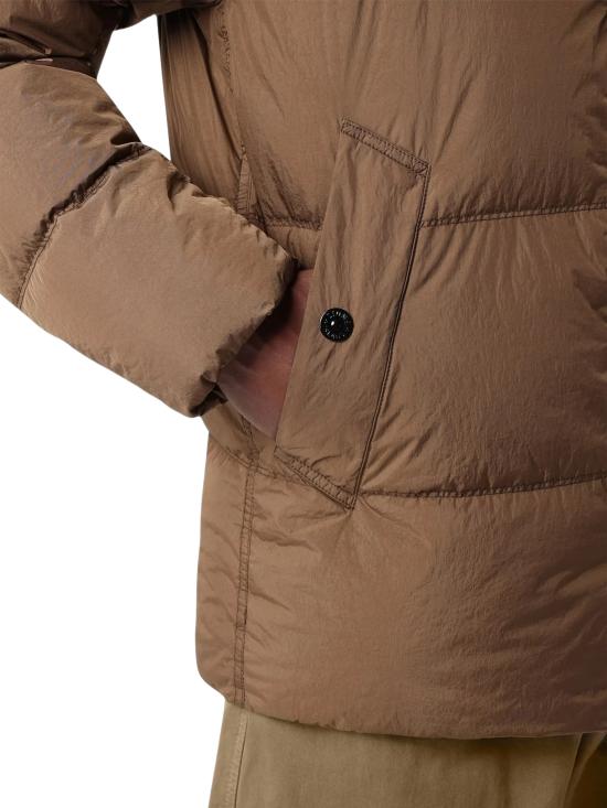 26FW 스톤 아일랜드 크링클 렙스 NY 패딩 재킷 L2S154100037S0A23 V007C BEIGE - STONE ISLAND