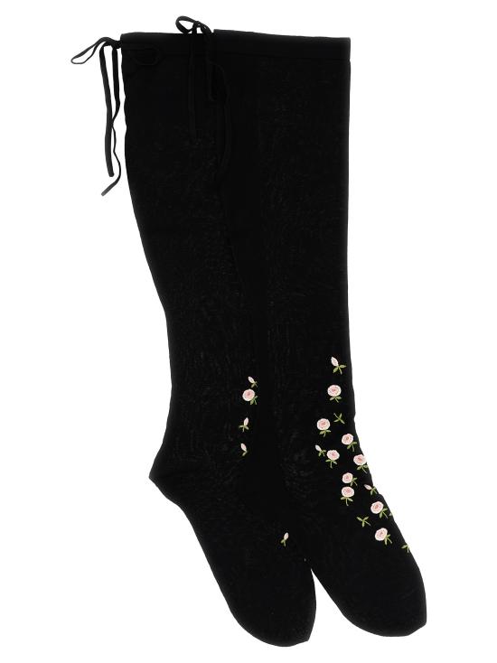 26FW 프라다 양말 66630SCMO6664F0002 Black