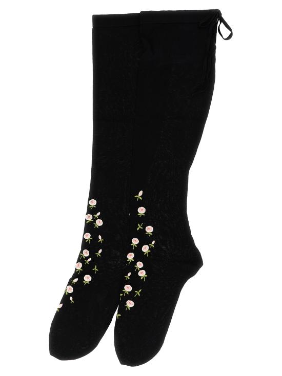 26FW 프라다 양말 66630SCMO6664F0002 Black - PRADA