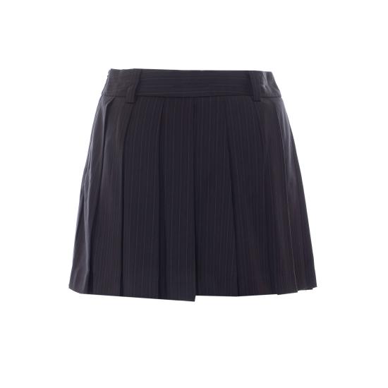 26FW 던스트 미디 스커트 UDSK6C203BK BLACK STRIPE - DUNST