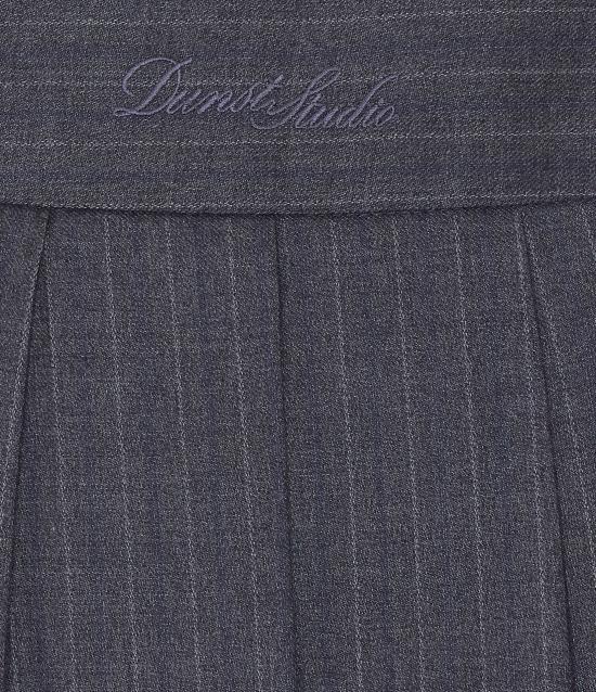 26FW 던스트 미디 스커트 UDSK6C203G2 GREY STRIPE - DUNST
