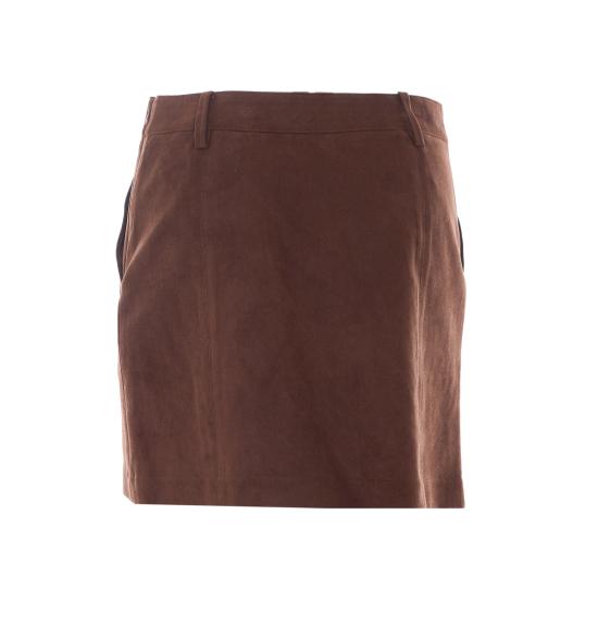 26FW 던스트 미디 스커트 UDSK6C202W3 DEEP BROWN - DUNST