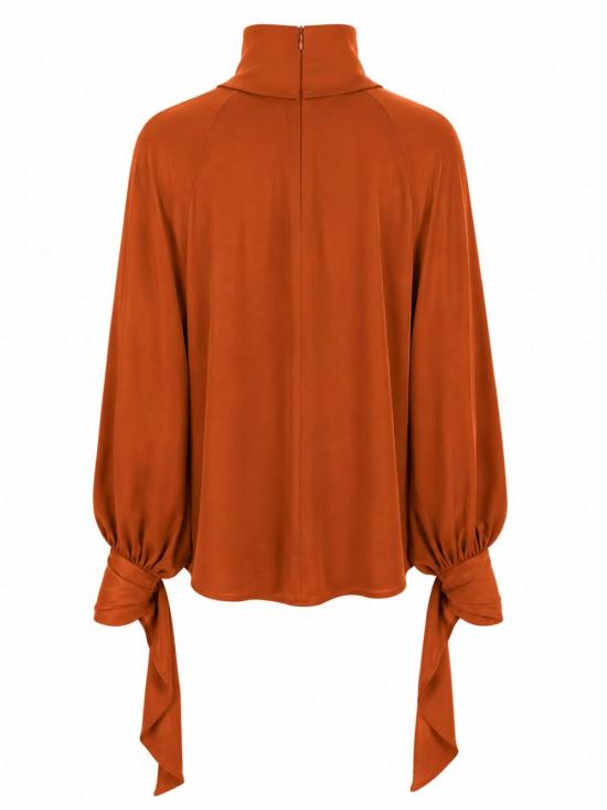26FW 로웬 로즈 블라우스 TOPRR496 TAN BROWN - ROWEN ROSE