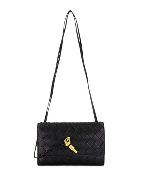 26FW 보테가베네타 안디아모 파우치 온 스트랩 836940 VCPP21019 BLACK