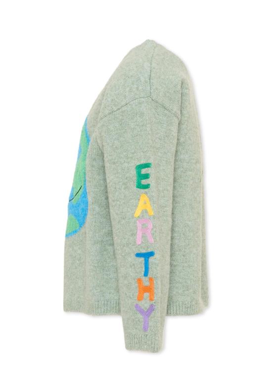 25FW [키즈] 스텔라 맥카트니 니트/스웻셔츠 TX9A00 Z2292 718 GREEN - STELLA MCCARTNEY
