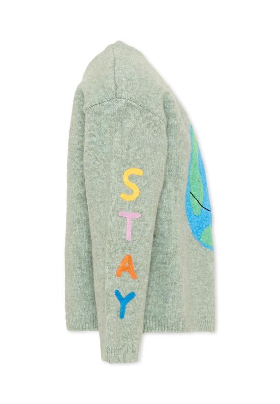 25FW [키즈] 스텔라 맥카트니 니트/스웻셔츠 TX9A00 Z2292 718 GREEN - STELLA MCCARTNEY