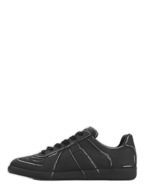 26FW 마르지엘라 스니커즈 S97WS0110P7859 H1532 BLACK WHITE - MAISON MARGIELA