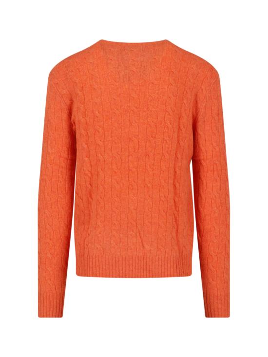 26FW 폴로 랄프로렌 케이블 니트 스웨터 710 876762 500 ORANGE - POLO RALPH LAUREN