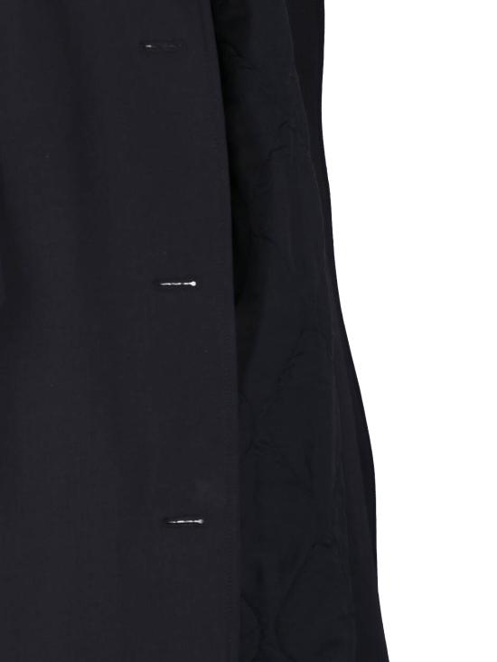 26FW 아워레가시 툰드라 버진 울 코트 W4261TCB COARSE BLACK GABARDINE - OUR LEGACY