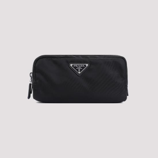 26FW 프라다 리나일론 앤 사피아노 네세서리 2NA045 2DMH F0002 NERO - PRADA