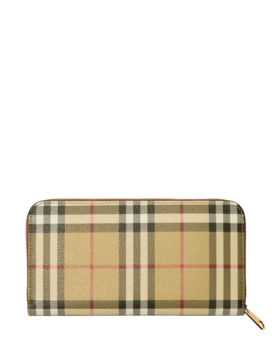 26FW 버버리 체크 지퍼 지갑 8109812 A9534 BEIGE