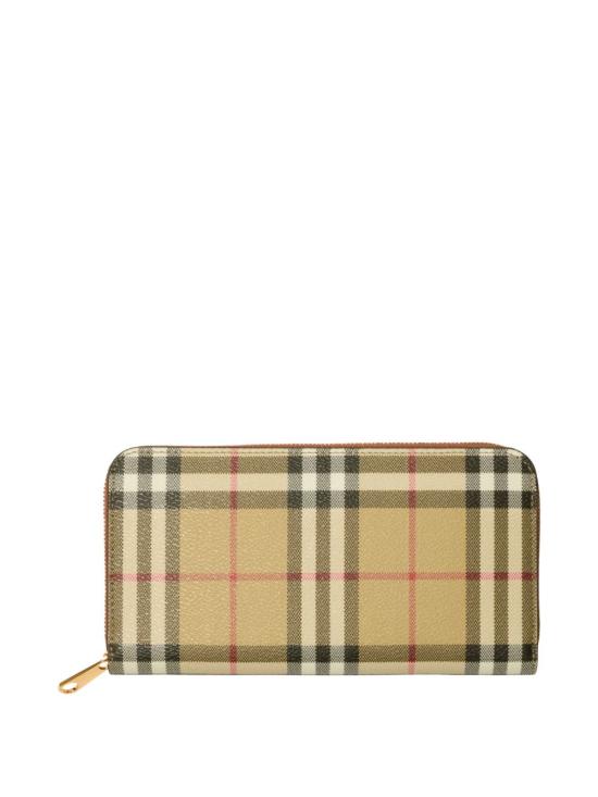 26FW 버버리 체크 지퍼 지갑 8109812 A9534 BEIGE - BURBERRY