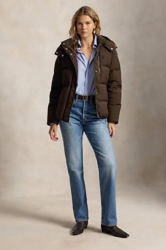 26FW 랄프 로렌 패딩 피우미노 트라푼타토 오파코 크레마 마로네 - RALPH LAUREN