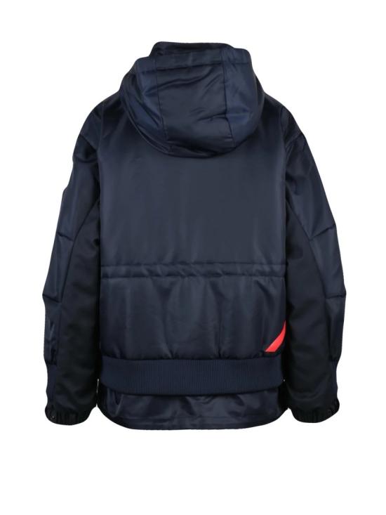 25FW 애프터라벨 자켓 하이넥과 사이즈 조절 기능이 있는 패딩 반팔 재킷 - AFTER LABEL