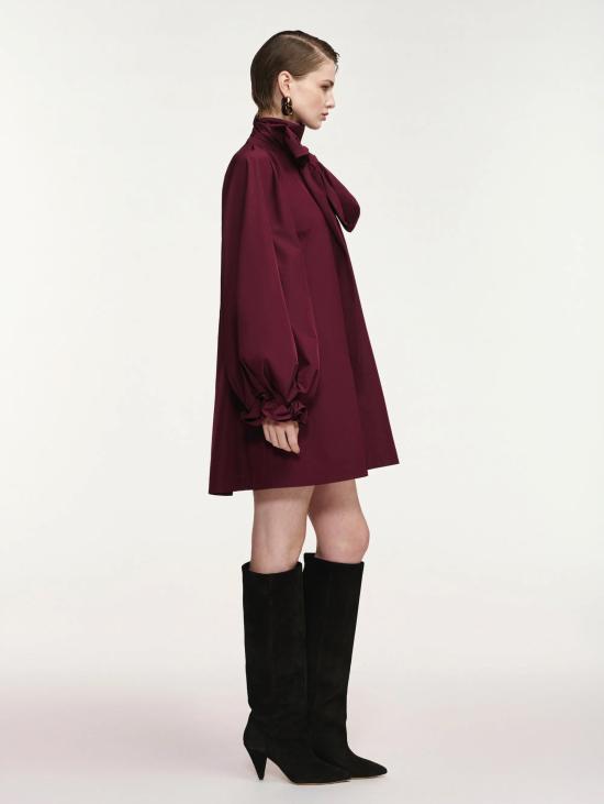 26FW 에센셜앤트워프 의류 아비토 미디 아 트라페지오 콘 피오코 보르도 - ESSENTIEL ANTWERP