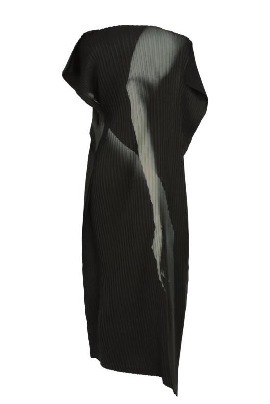  이세이 미야케 원피스 핸즈 오브 러버 플리츠 드레스 - ISSEY MIYAKE