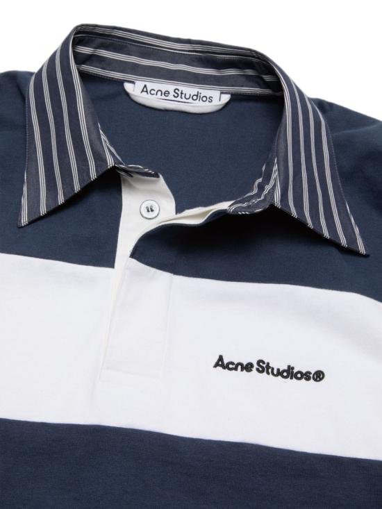 26FW 아크네 스튜디오 폴로 티셔츠 BI0227 AH4 NAVY - ACNE STUDIOS