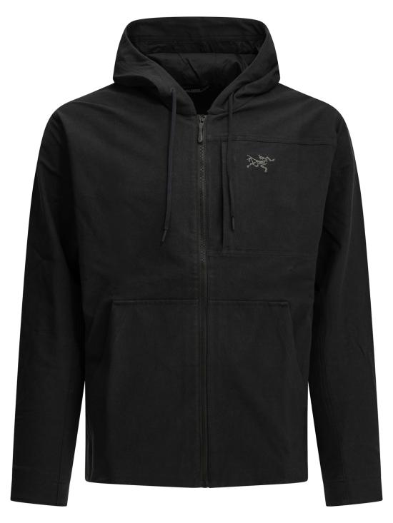 26FW 아크테릭스 긴팔 티셔츠 X000010699CRONIN AR HDYBLACK