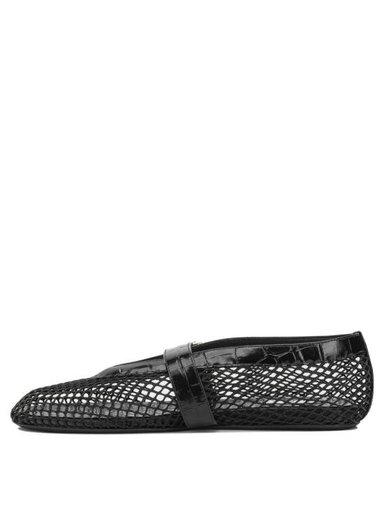 26FW 알라이아 플랫 슈즈 AA3A069I294999 Black - ALAIA