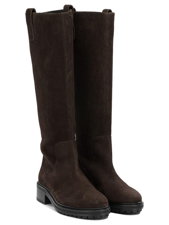 26FW 에이드 부츠 HENRYCOW SUEDE LEATHERMOKA Brown - AEYDE
