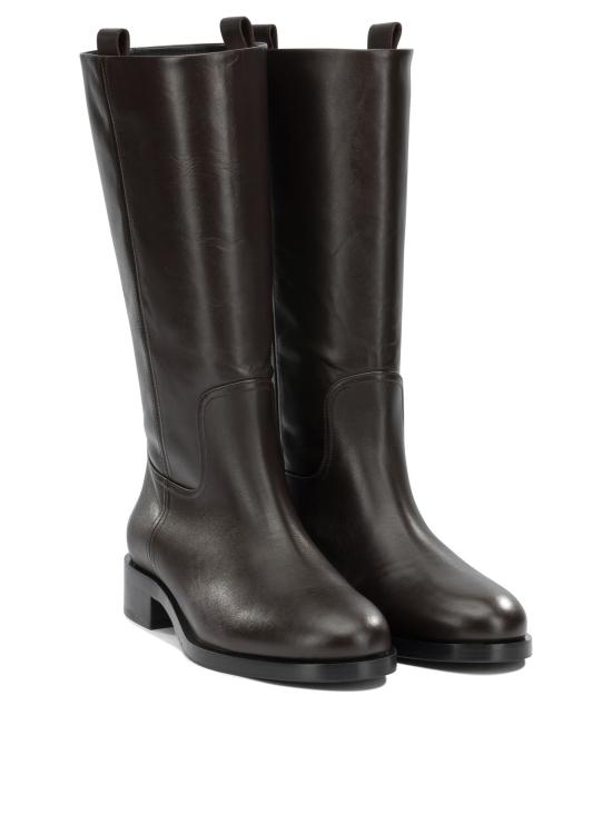 26FW 에이드 부츠 THEOCALF LEATHERMOKA Brown - AEYDE