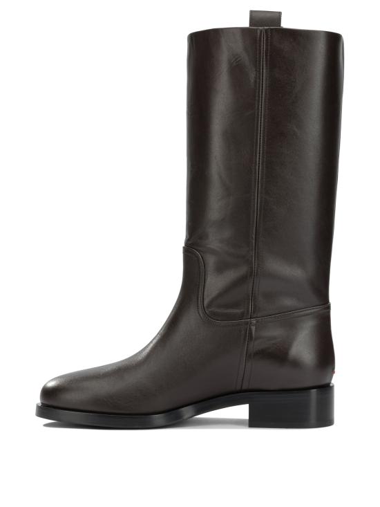 26FW 에이드 부츠 THEOCALF LEATHERMOKA Brown - AEYDE