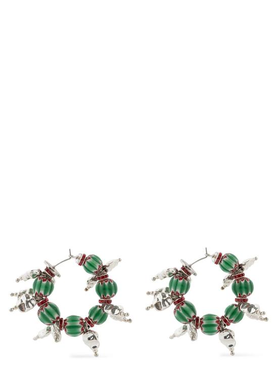  드리스 반 노튼 이어링 LD2610182820046604 GREEN - DRIES VAN NOTEN