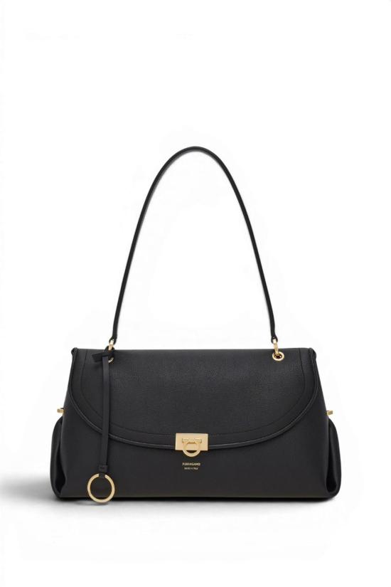 26FW 살바토레 페라가모 토트백 21A869 796247 BLACK DARK BROWN DOM