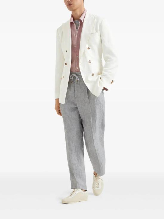  브루넬로 쿠치넬리 팬츠 MH250E1710C043 GREY - BRUNELLO CUCINELLI