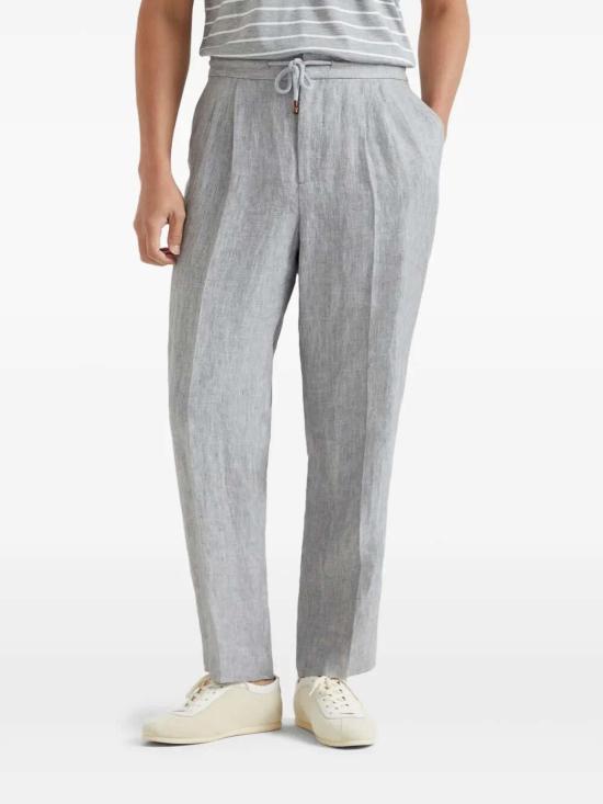  브루넬로 쿠치넬리 팬츠 MH250E1710C043 GREY - BRUNELLO CUCINELLI