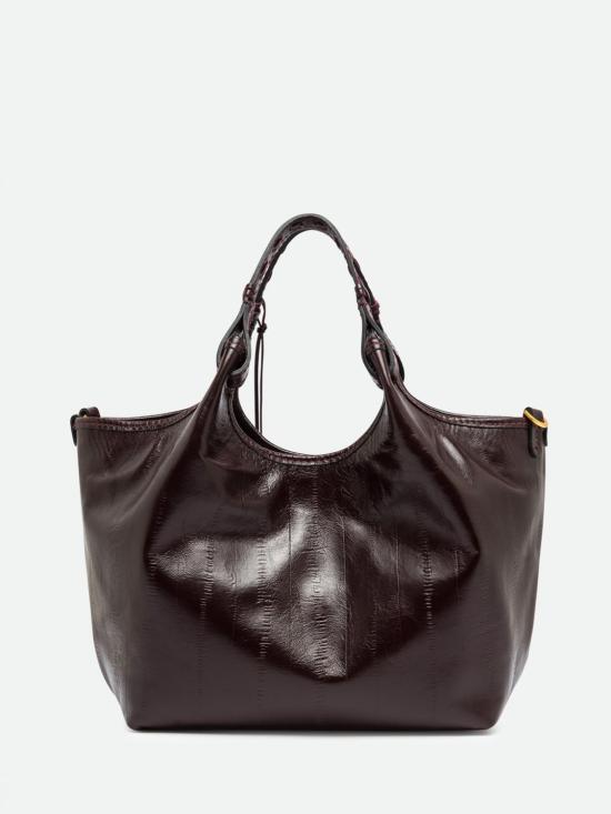 26FW 지아니 끼아리니 토트백 BS12679EELPSLY ANTIQUE RUBY Burgundy - GIANNI CHIARINI