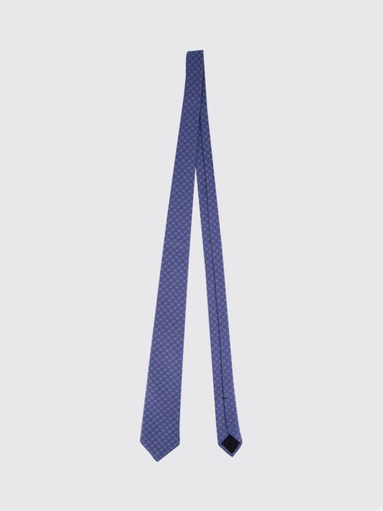26FW 구찌 인터로킹 G 실크 자카드 타이 A006WU4E009 4900 Blue
