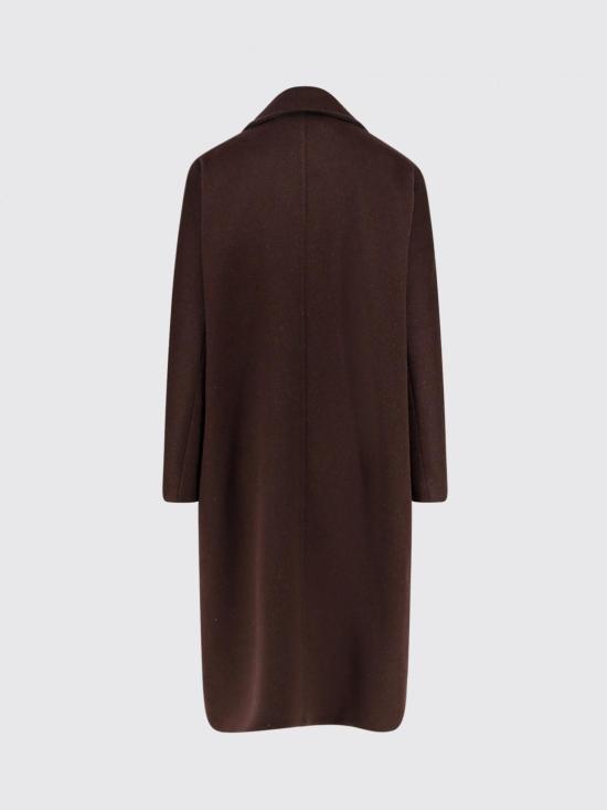 26FW 막스마라 더블 브레스티드 울 코트 2521016105600 001 Black - MAX MARA