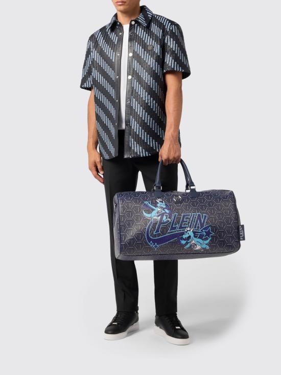 26FW 필립 플레인 더플백 FAFAMBD0350PLE010N 14 Blue - PHILIPP PLEIN