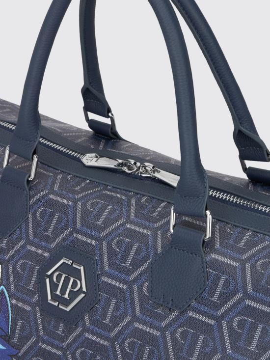 26FW 필립 플레인 더플백 FAFAMBD0350PLE010N 14 Blue - PHILIPP PLEIN