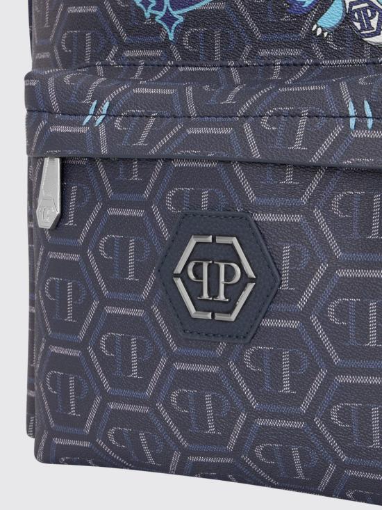 26FW 필립 플레인 백팩 FAFAMBA1526PLE010N 14 Blue - PHILIPP PLEIN