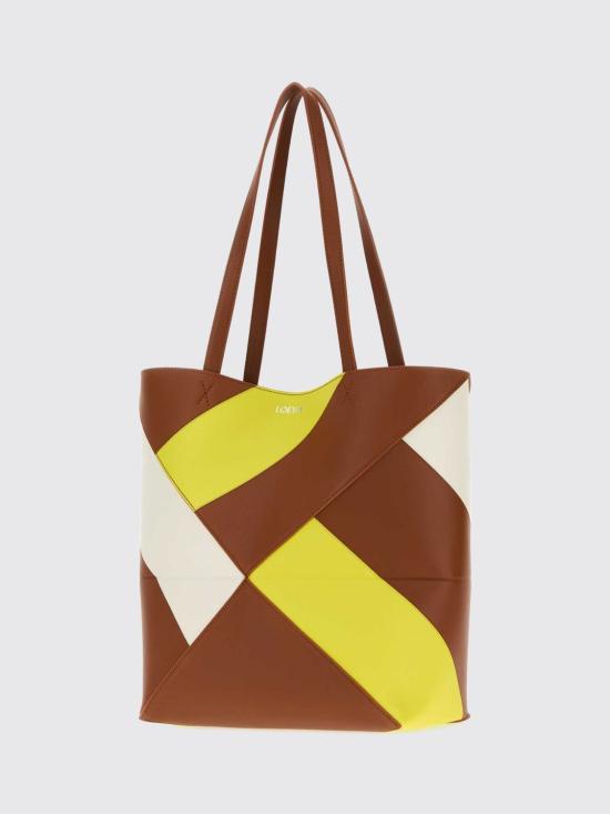 26FW 로에베 퍼즐 폴드 토트백 A779G50XA6 MULSQU Brown - LOEWE