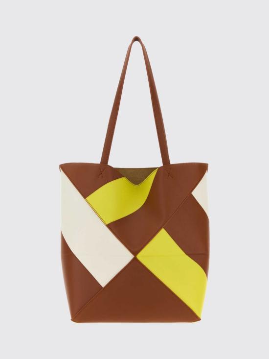 26FW 로에베 퍼즐 폴드 토트백 A779G50XA6 MULSQU Brown - LOEWE