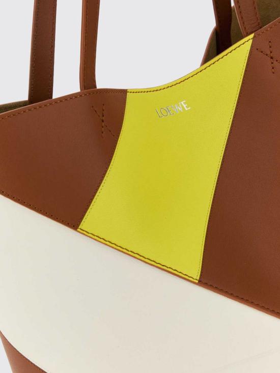 26FW 로에베 퍼즐 폴드 토트백 A779G50XA6 MULSQU Brown - LOEWE