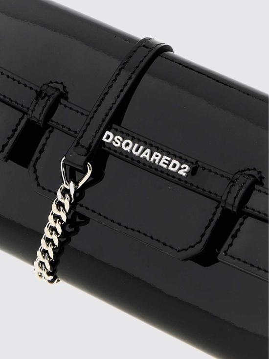 26FW 디스퀘어드2 클러치/파우치 CLW005102500001 2124 Black - DSQUARED2