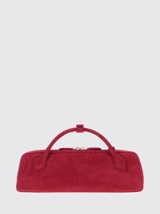 26FW 알라이아 르 테켈 스웨이드 고트스킨 클러치 AA1S06026CA328 424 Red - ALAIA